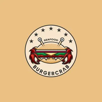 Burger logo Stock Illustration