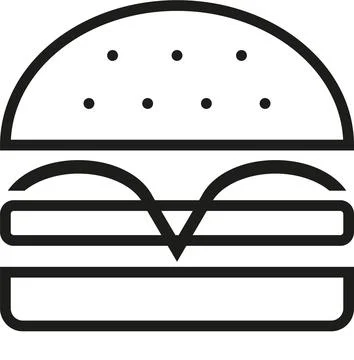 Burger Logo Stock Illustration