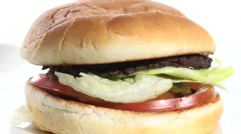 Burger loop V3 - HD  Stock Footage 500550