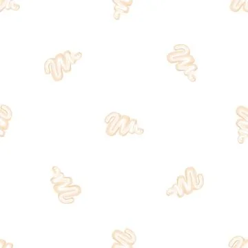 Burger mayonnaise pattern seamless vector Stock Illustration