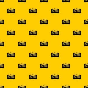 Burger pattern Illustrazione stock