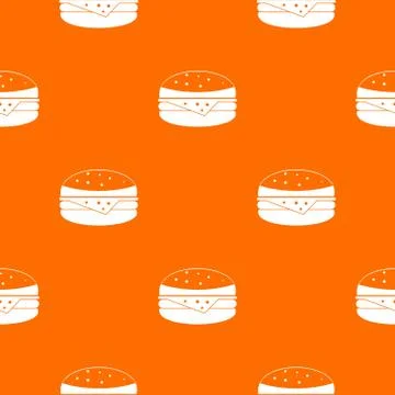 Burger pattern seamless Illustrazione stock
