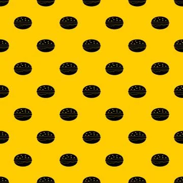 Burger pattern vector Illustrazione stock