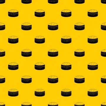 Burger pattern vector Illustrazione stock