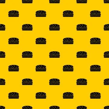 Burger pattern vector Illustrazione stock