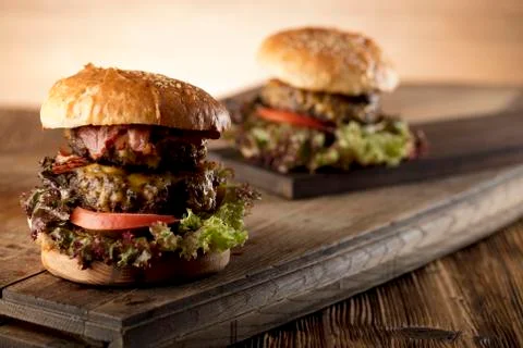 Burger Stock Photos