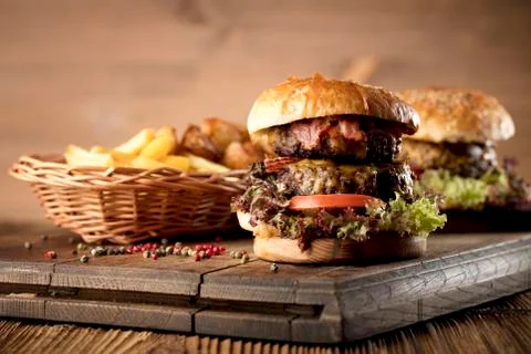 Burger Stock Photos