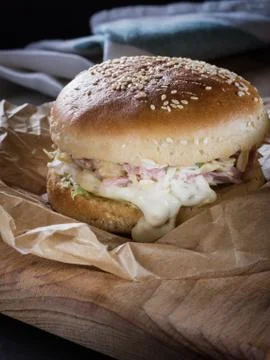 Burger Foto stock