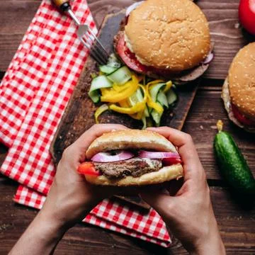 Burger Stock Photos