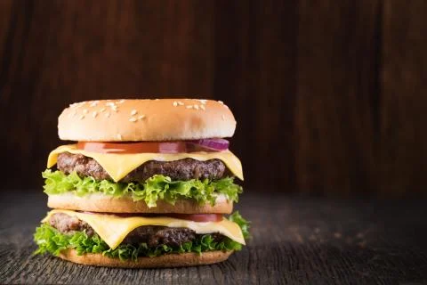 Burger Foto stock