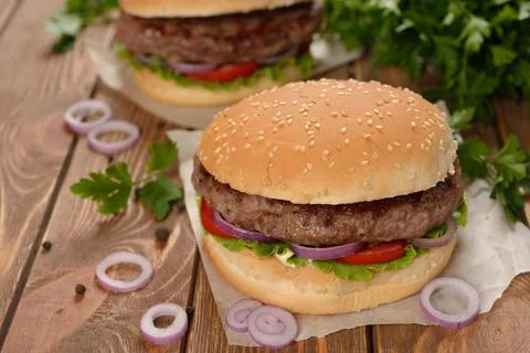 Burger Stock Photos