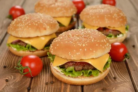 Burger Stock Photos