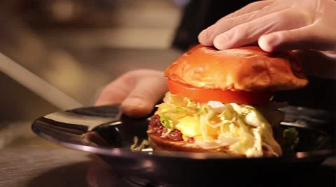 Burger on a Plate Vidéo 22605362