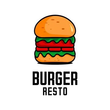 BURGER RESTO Stock Illustration