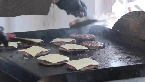 Burger Sandwich Stock Footage 269836743