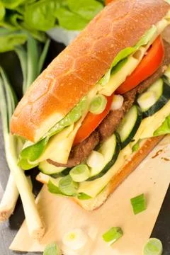 Burger sandwich Stock Photos