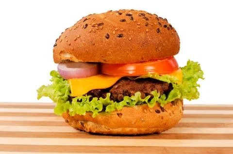 Burger time Foto stock