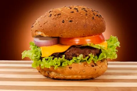 Burger time Stock Photos