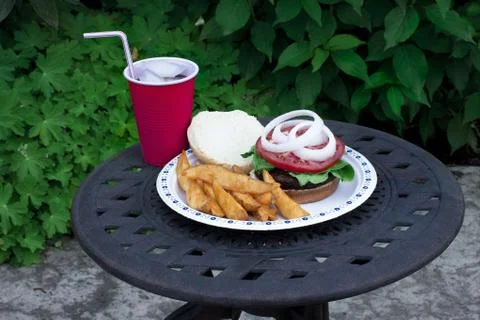 Burger time Stock Photos