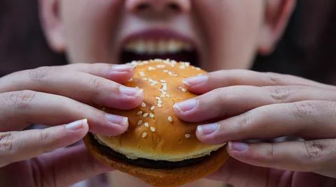 Burger time Stock Photos