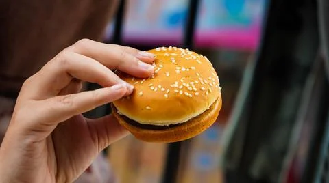 Burger time Stock Photos