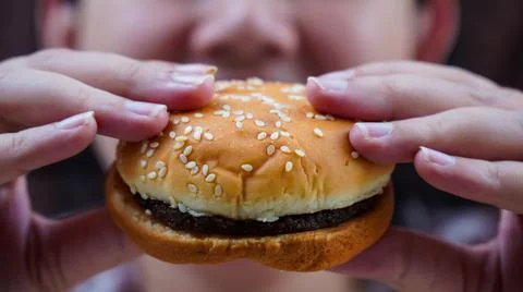 Burger time Stock Photos