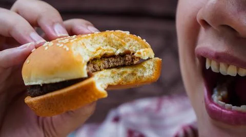Burger time Stock Photos