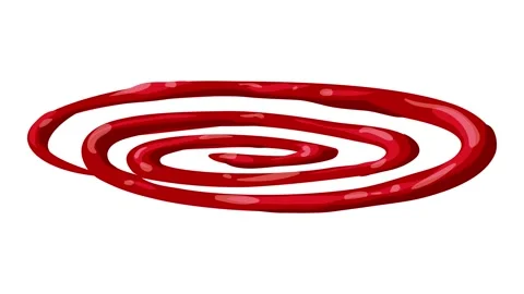 Burger tomato sauce icon animation Stock Footage 152561925