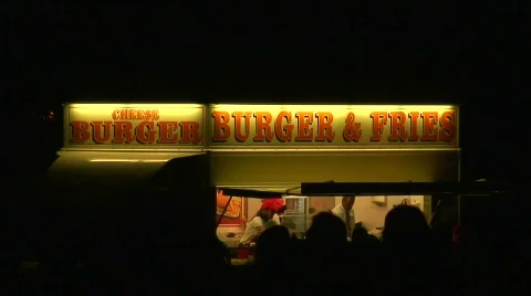 Burger van Stock Footage 88964