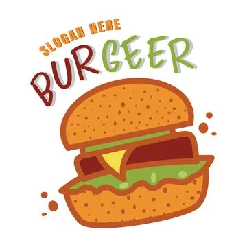 Burger vector Stock Illustration