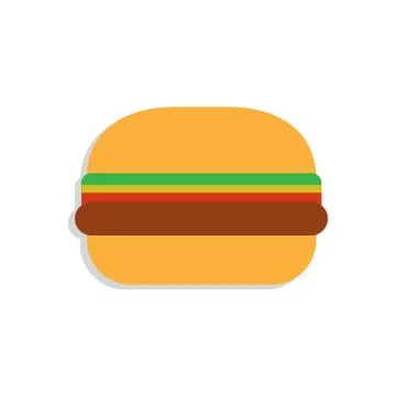 Burger. Vector illustration Illustrazione stock