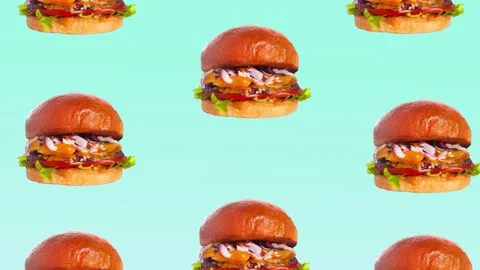 Burgers Stock Footage 209486486