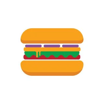 Burgers icon vector Stock Illustration