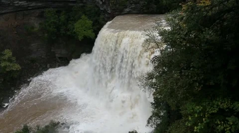 Burgess Falls Video stock 43486772