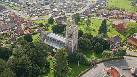Burgh-le-Marsh Lincolnshire Stock Footage 240954864