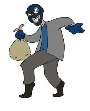 Burglar Stock Illustration