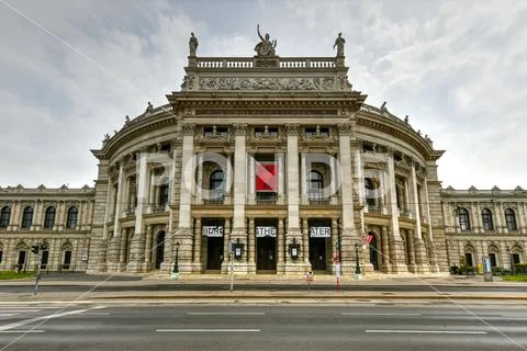 Burgtheater - Vienna, Austria Stock Photos