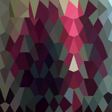 Burgundy Abstract Low Polygon Background Stock Illustration