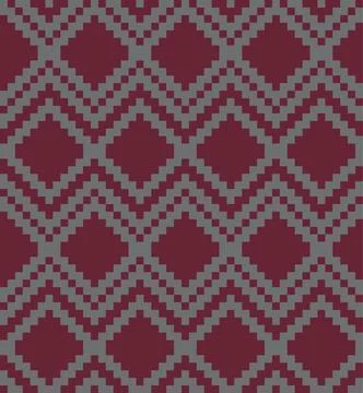 Burgundy Argyle Seamless Pattern Background イラスト素材
