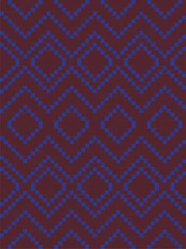 Burgundy Argyle Seamless Pattern Background Stock Illustration