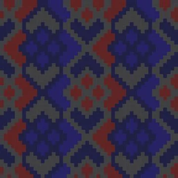 Burgundy Argyle Seamless Pattern Background Stockillustratie