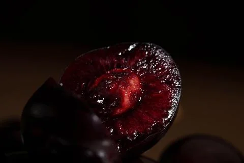 Burgundy cherry Stock Photos