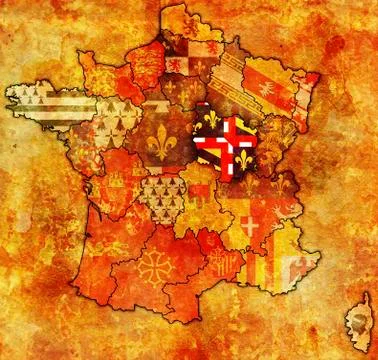 Burgundy Stockillustratie