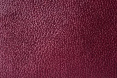 Burgundy leather texture Stock Photos