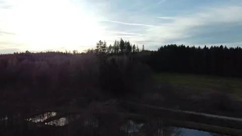 Burgwalden Drone Flight 動画素材 168899476