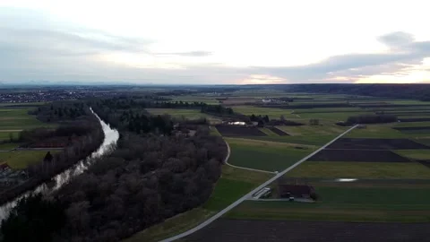 Burgwalden Drone Flight 動画素材 168901367