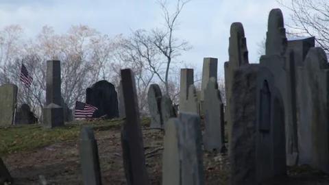 Burial Hill Stock Footage 73746072