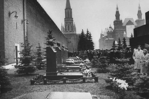 Burial Plot, Russia 스톡 사진