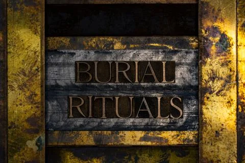 Burial Rituals Stock Illustration