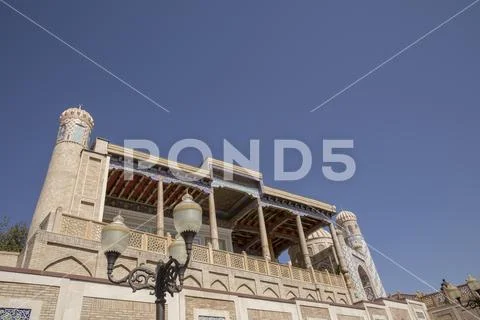 Burial site of Islom Karimov, Samarkand, Uzbekistan Stock Photos